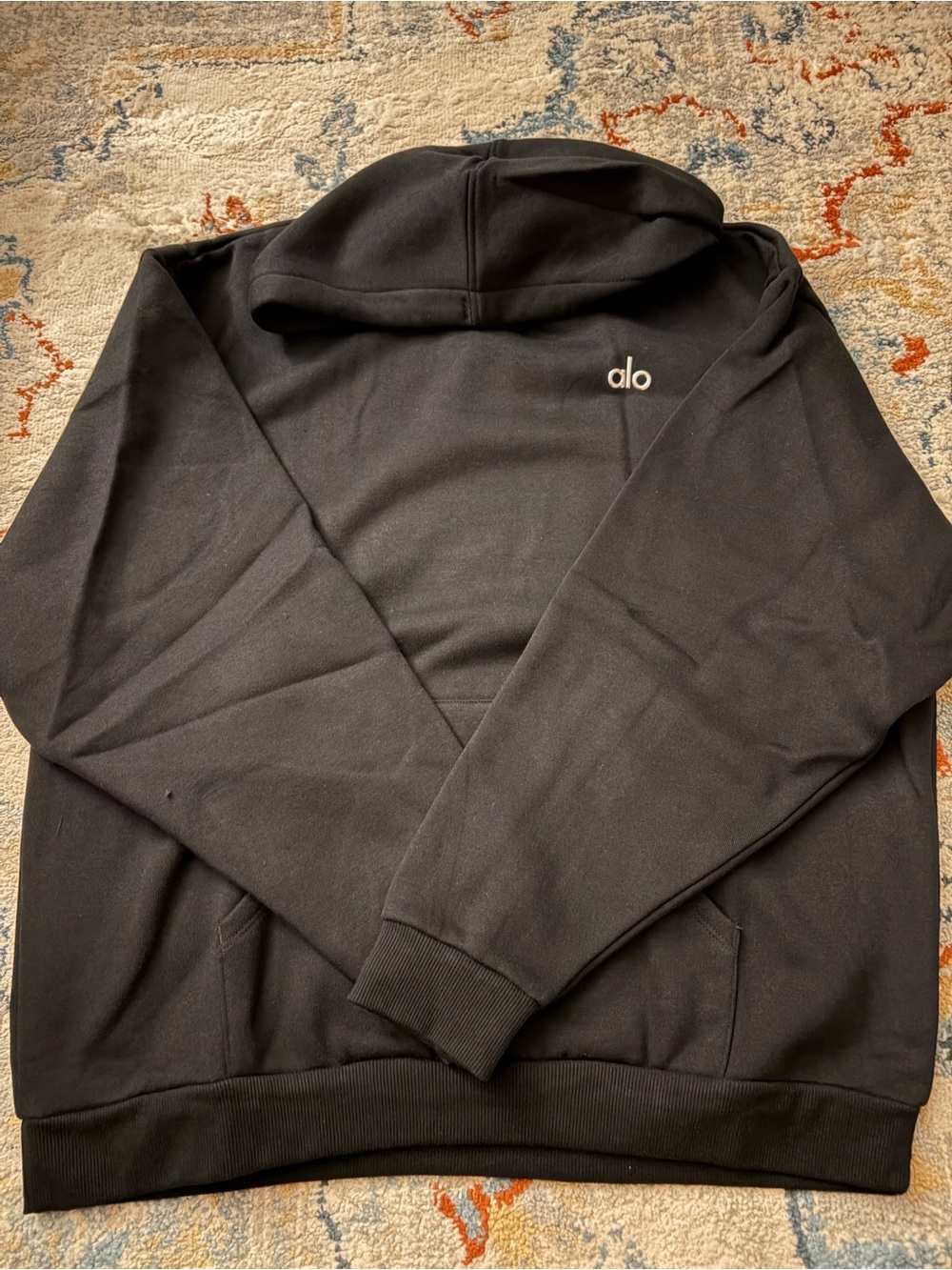 NWT Alo Yoga Accolade Hoodie & Sweatpants Matching Set Black - Picture 2 of 7